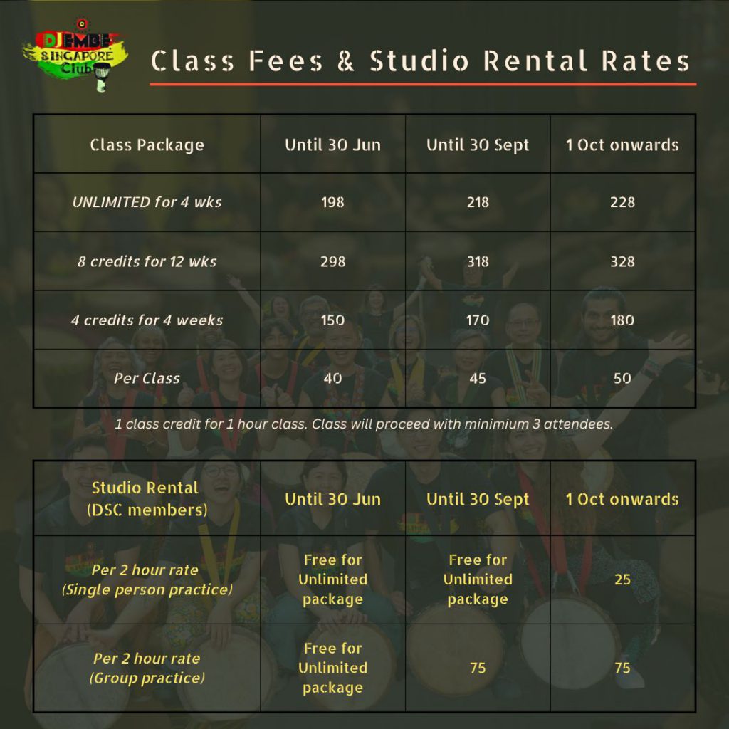 Djembe Singapore Regular Classes
